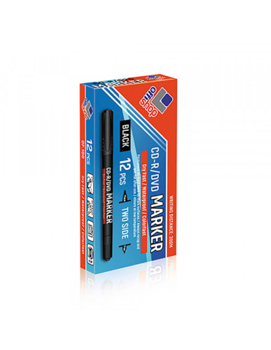 Marker CD/DVD dupli OFFIShop crni