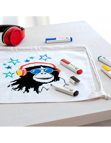 Flomaster za tekstil Faber Castell basic color 1/5 159520