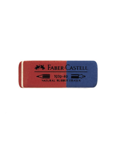 Gumica Faber Castell crvena-plava velika (1/40) (01723) 187040 Gumica Faber Castell crvena-plava velika (1/40) (01723) 187040