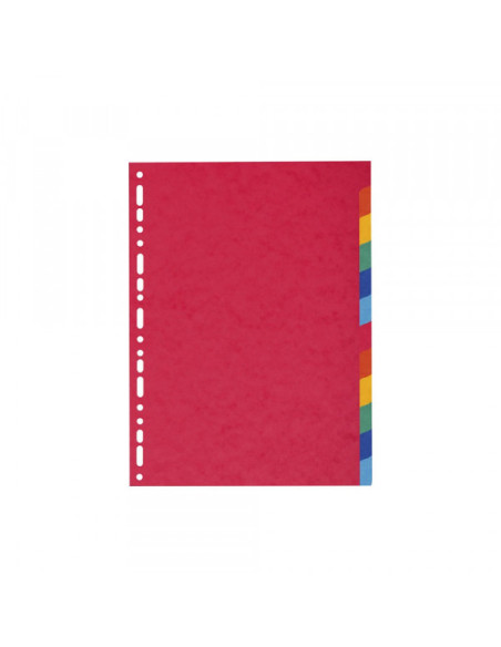 Pregradni karton A4 Exacompta 2012E color 1/12