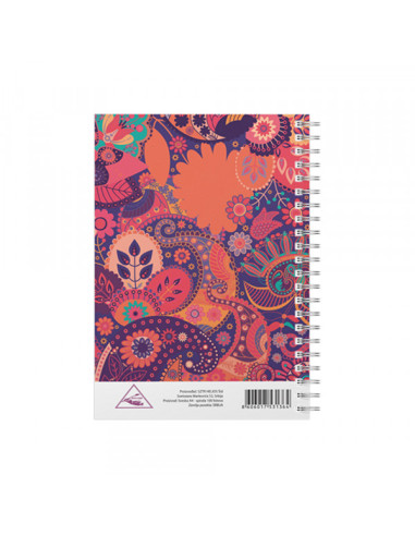 Sveska A6 Mandala spirala sk 100l (HL)