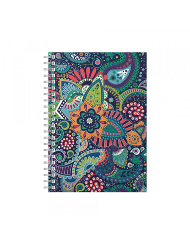 Sveska A6 Mandala spirala sk 100l (HL)