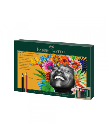 Drvene Bojice Faber Castell Polychromos 1/50 + pitt graph mat 210054