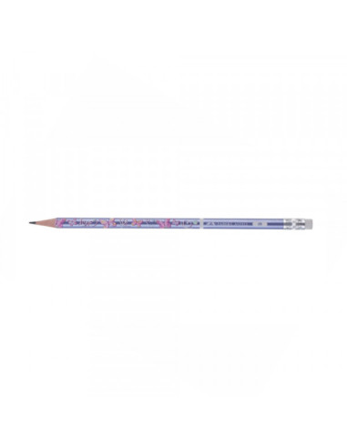 Grafitna olovka Faber Castell BUTTERFLY sa gum 2B 1/72 49000