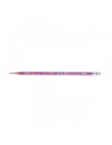 Grafitna olovka Faber Castell BUTTERFLY sa gum 2B 1/72 49000 Grafitna olovka Faber Castell BUTTERFLY sa gum 2B 1/72 49000