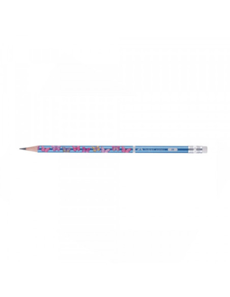 Grafitna olovka Faber Castell BUTTERFLY sa gum 2B 1/72 49000 Grafitna olovka Faber Castell BUTTERFLY sa gum 2B 1/72 49000