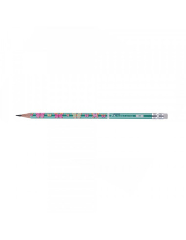 Grafitna olovka Faber Castell BUTTERFLY sa gum 2B 1/72 49000