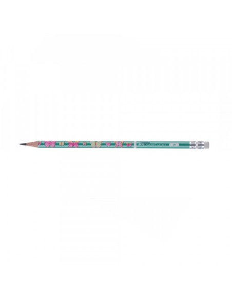 Grafitna olovka Faber Castell BUTTERFLY sa gum 2B 1/72 49000 Grafitna olovka Faber Castell BUTTERFLY sa gum 2B 1/72 49000