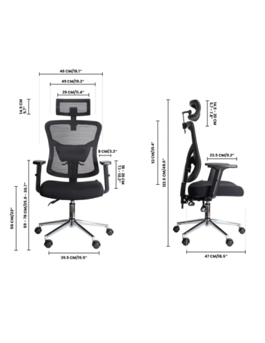 Ergonomska kancelarijska stolica UGD Balance D90