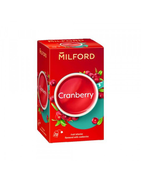 Čaj Milford brusnica 1/20