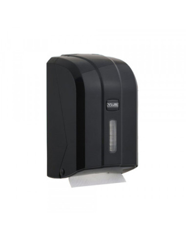Dispenzer za složivi toalet papir VIALLI K6 CB crni