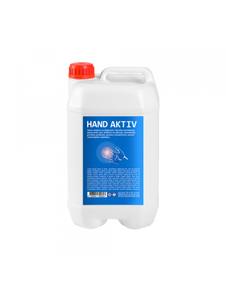 Sredstvo za dezinfekciju ruku i površina HAND AKTIV 5 lit Sredstvo za dezinfekciju ruku i površina HAND AKTIV 5 lit