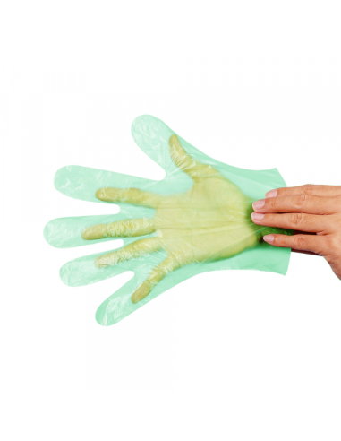 Rukavice polietilen 100/1 zelene