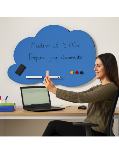 Tabla magnetna plavi OBLAK Rocada RD-6450-630 75x115