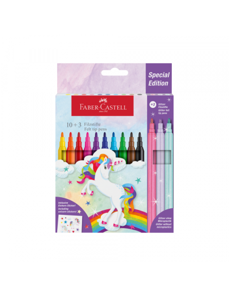 Flomaster školski Faber Castell Unicorn 1/10+3 554213 Flomaster školski Faber Castell Unicorn 1/10+3 554213