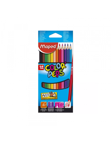 Drvene bojice Maped color peps 1/12