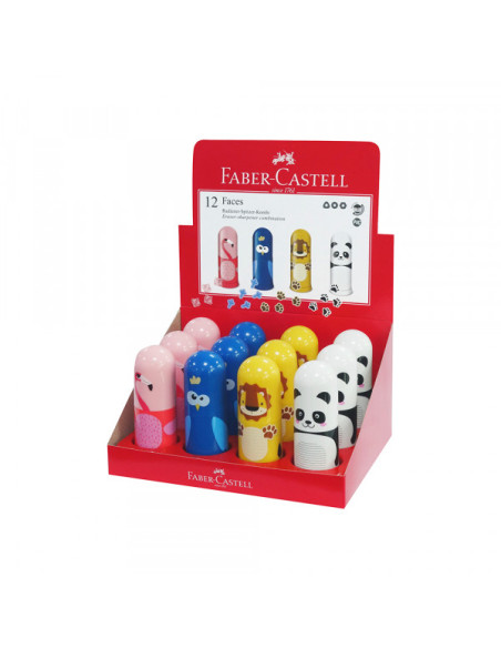 Rezač sa gumicom Faber Castell Faces (1/12) 583513