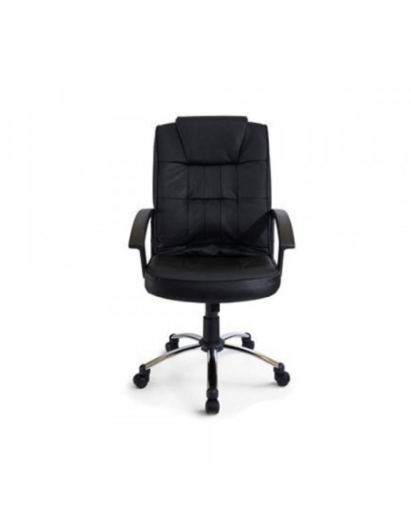 Radna fotelja LGA68 CR crna eko koža Radna fotelja LGA68 CR crna eko koža