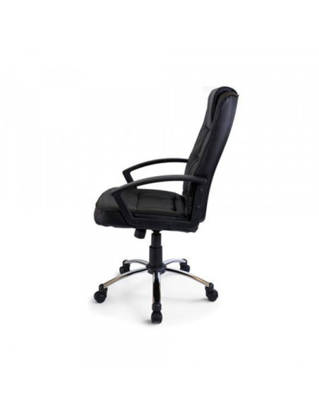 Radna fotelja LGA68 CR crna eko koža Radna fotelja LGA68 CR crna eko koža