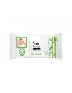 Maramice vlažne Pure Organic 60/1
