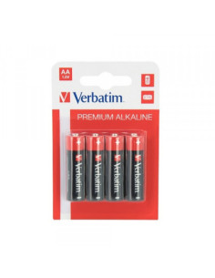 Baterija LR 6 alkalna Verbatim AA 1/4 blister