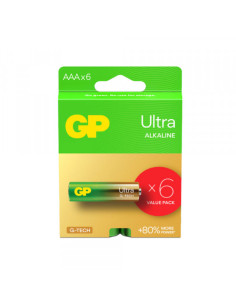 Baterija GP ultra alkalna LR03 AAA 4+2