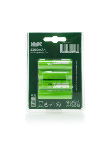 Baterija GP punjiva 2300AAHC-U4 NiMH 154355