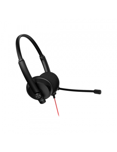Slušalice Canyon PC headset HS-07 PC Mic 3.5/USB Flat 2.8m Black