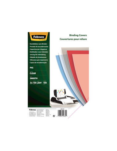 Folija za koričenje FELLOWES 5375901 PVC A4 180mic providna