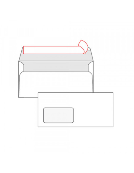 Koverta ameriken LP 11x23 (1/1000)