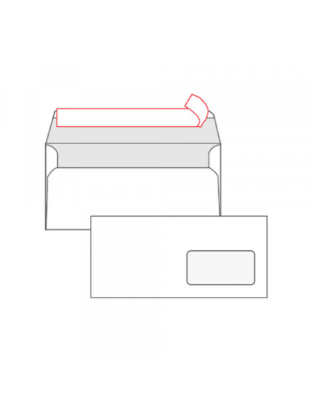 Koverta ameriken DP 11x23 (1/1000)