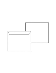 Koverta B5 176x250mm bela samolepljiva