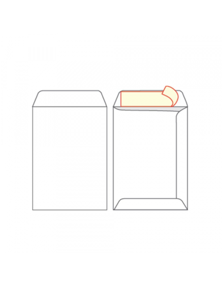 Koverta 30x40 1/500 bela 100gr