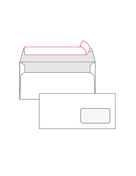 Koverta ameriken Pigna DP 11x23 1/500