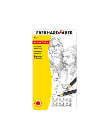 Grafitna olovka set Eberhard Faber 1/12 516913
