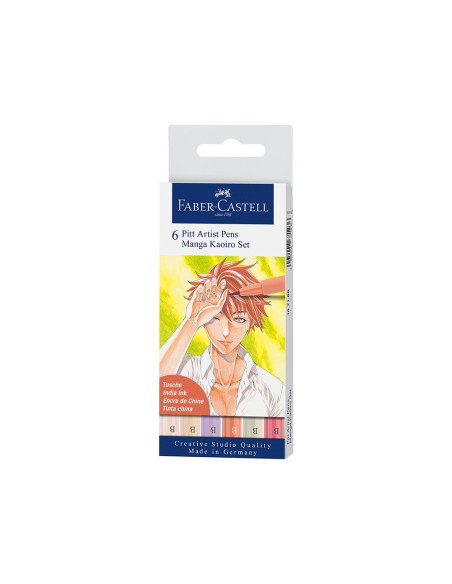 Pitt Art set Faber Castell Manga 1/6 167168 Pitt Art set Faber Castell Manga 1/6 167168