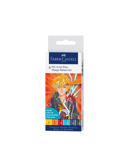 Pitt Art set Faber Castell Manga 1/6 167157 Pitt Art set Faber Castell Manga 1/6 167157