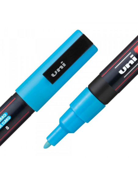 Marker Uni SET PC-3M POSCA /0.9-1,3mm 8 KOM osnovne boje Marker Uni SET PC-3M POSCA /0.9-1,3mm 8 KOM osnovne boje