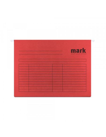 Viseća fascikla A4 Mark, crvena (25) Viseća fascikla A4 Mark, crvena (25)