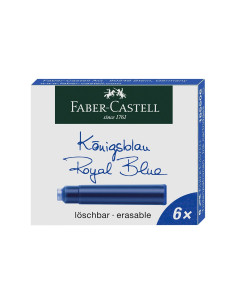 Patrone za naliv pero Faber Castell 1/6 plava 185506