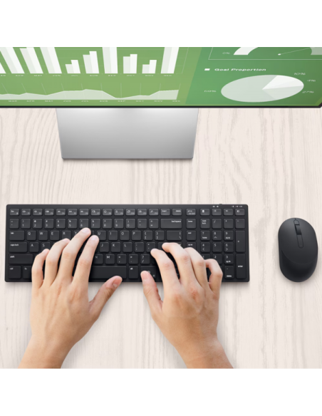 Tastatura + miš DELL KM555 Pro Compact Silent US