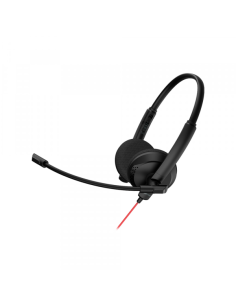 Slušalice Canyon PC headset HS-07 PC Mic 3.5/USB Flat 2.8m Black 2