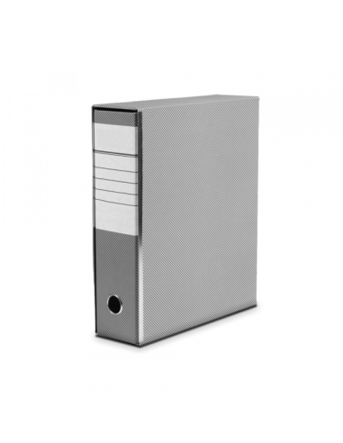 Registrator A4 sa kutijom i metalnim ojačanjem sivi široki TMG