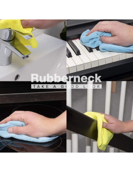 Mikrofiber krpa Rubberneck 32x32 plava/žuta