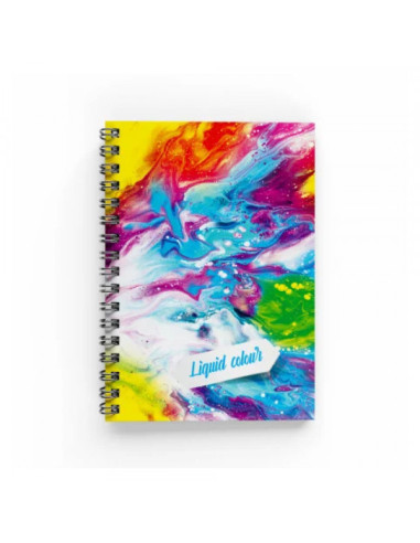Sveska A5 Liquid color spirala dikto 100l (HL)