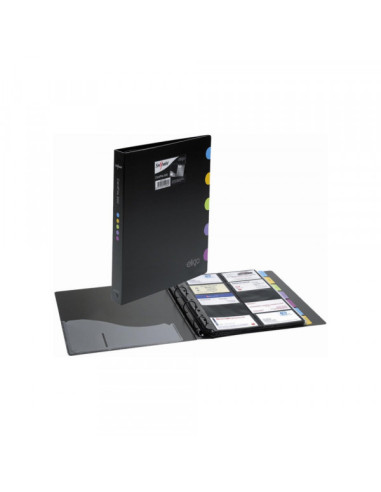 Album za 500 vizit kartica A4 Snopake Eligo, crni