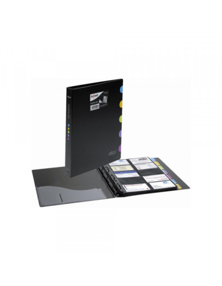 Album za 500 vizit kartica A4 Snopake Eligo, crni Album za 500 vizit kartica A4 Snopake Eligo, crni