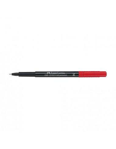 Flomaster OHP M 1mm Faber Castell crveni 07494