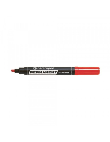 Permanent Marker CENTROPEN 8576 2mm kosi vrh crveni