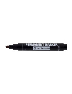 Permanent marker CENTROPEN 8566 2mm obli vrh crni
